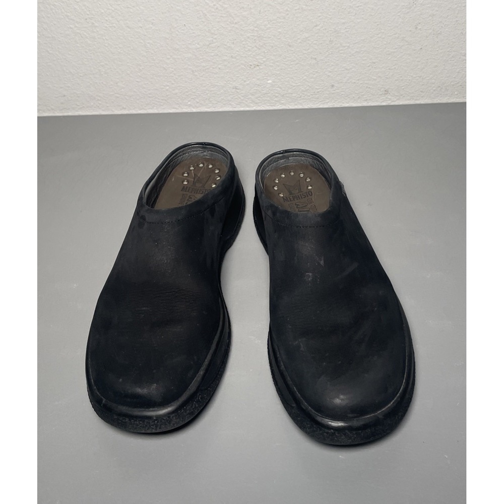 MEPHISTO Womens Air Jet Leather Mule Clog Comfort Shoes Size 8.5